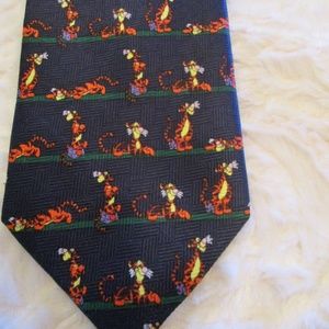 TIGGER Mens Necktie POOH DISNEY Novelty Polyester